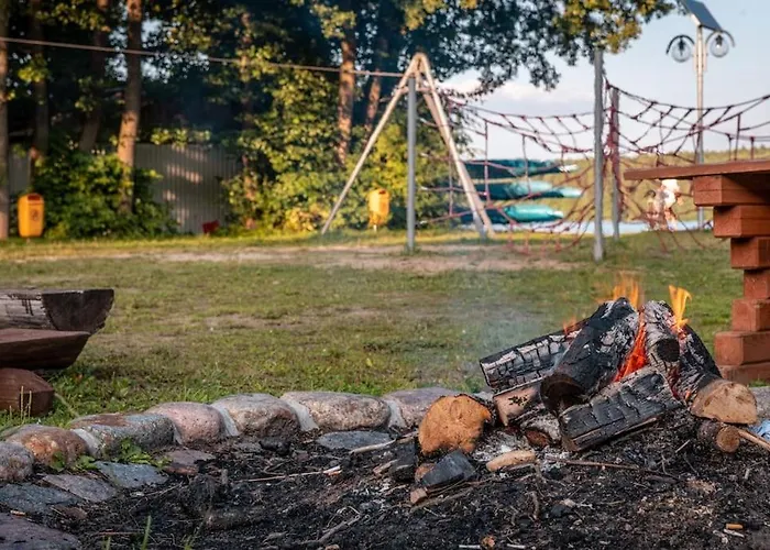 Z Kominkiem Klaczno, Blisko Lasow I Jezior بيت للعطل